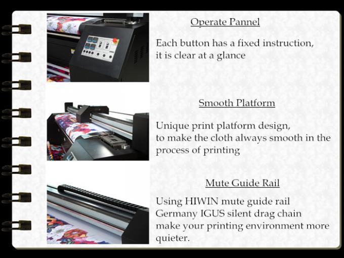 2 печатная машина ткани цифров печатной машины/крена хлопка Эпсон Дкс7 6